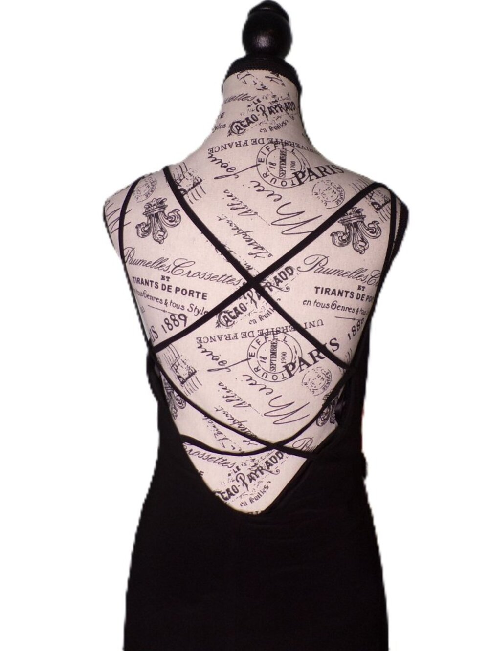 🆕LAUNDRY SHELLI SEGAL Strappy Jersey Maxi Dress Gown 10 - Picture 7 of 9